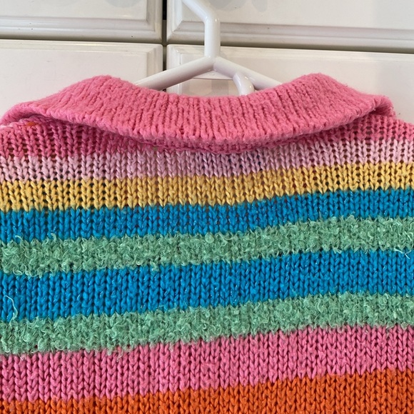 Girl’s long cardigan sweater - Picture 7 of 10